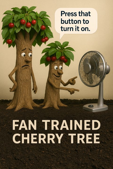 Pruning mature cherry trees (maintenance pruning)